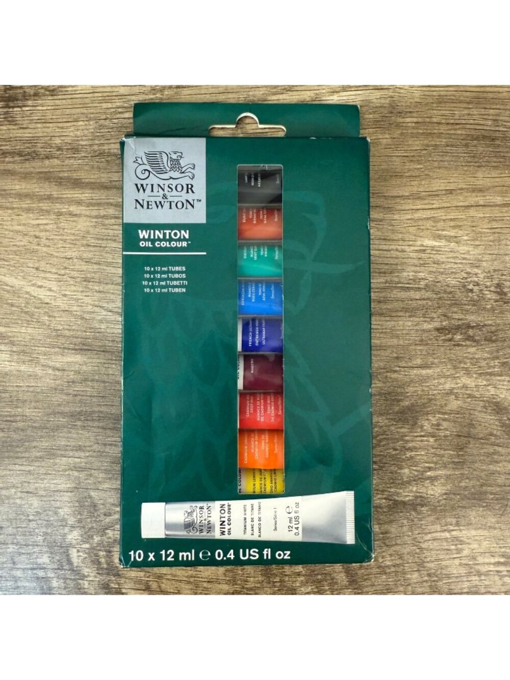 Winsor & Newton Winton Oil Colour Set 10x12ml Tubes Professional Artists Paint H